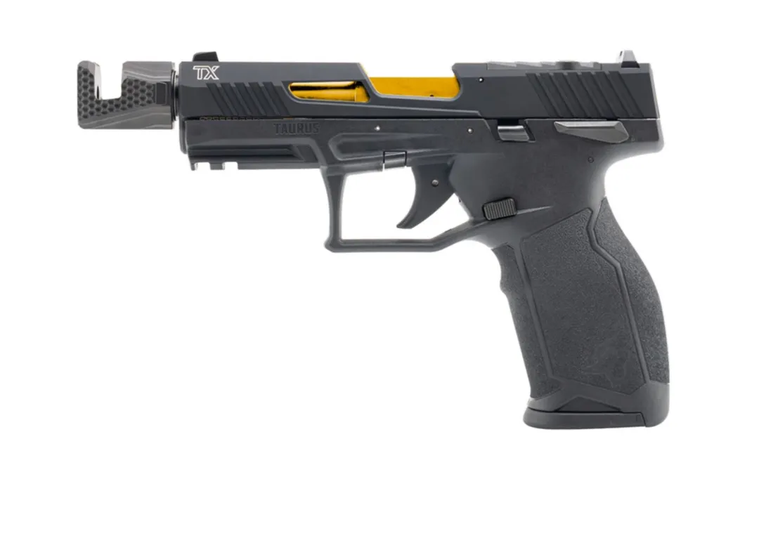 Taurus TX22 Gen 2 TORO TALO .22LR 4.6in Threaded Barrel Black/Gold Optic Ready Semi-Auto Pistol w/ Tandemkross Comp, 22+1 & 16+1 Webinar
