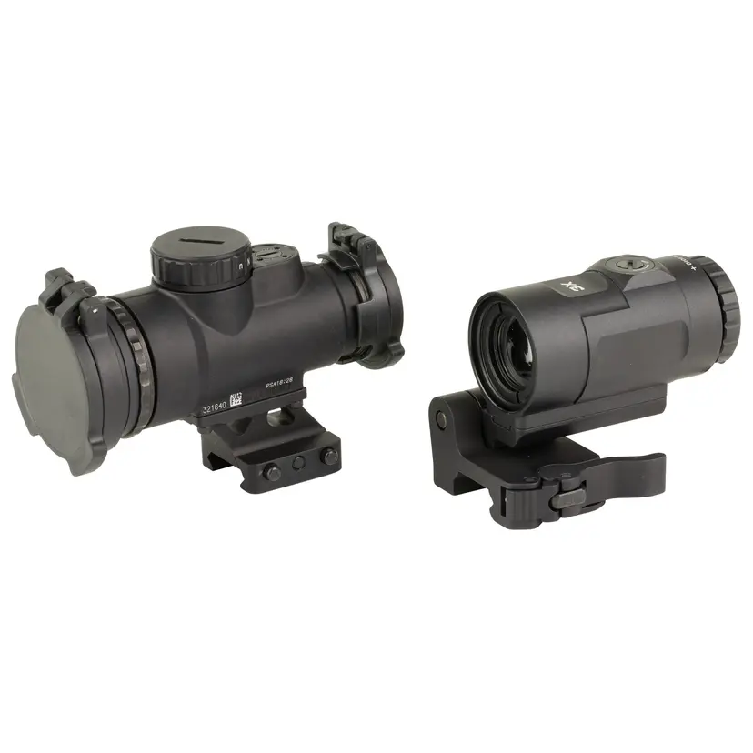 Trijicon MRO SD Patrol Red Dot Combo with 3X Magnifier Full Co-Witness Mount Webinar - 1