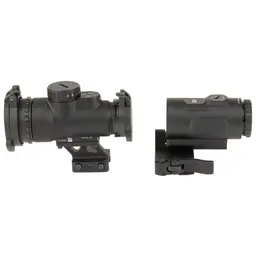 Trijicon MRO SD Patrol Red Dot Combo with 3X Magnifier Full Co-Witness Mount Webinar - 3