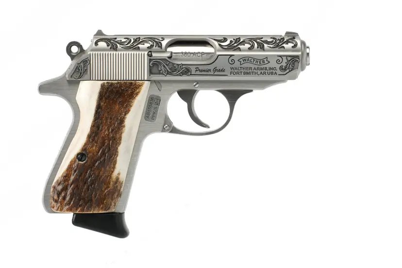 Walther PPK/S Engraved Stag Tyler Gun Works 380 ACP Webinar - 1