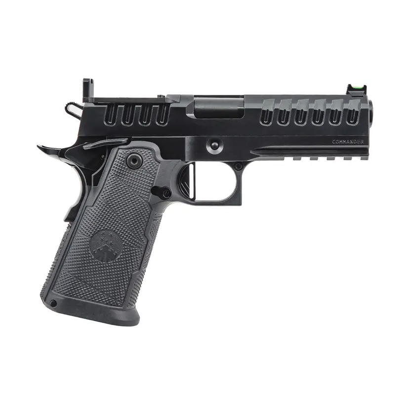 WATCHTOWER Apache 1911 Commander 9mm 4.3" Optics Ready Pistol Black – 15rd Magazines, Fiber Optic Sight Webinar - 1