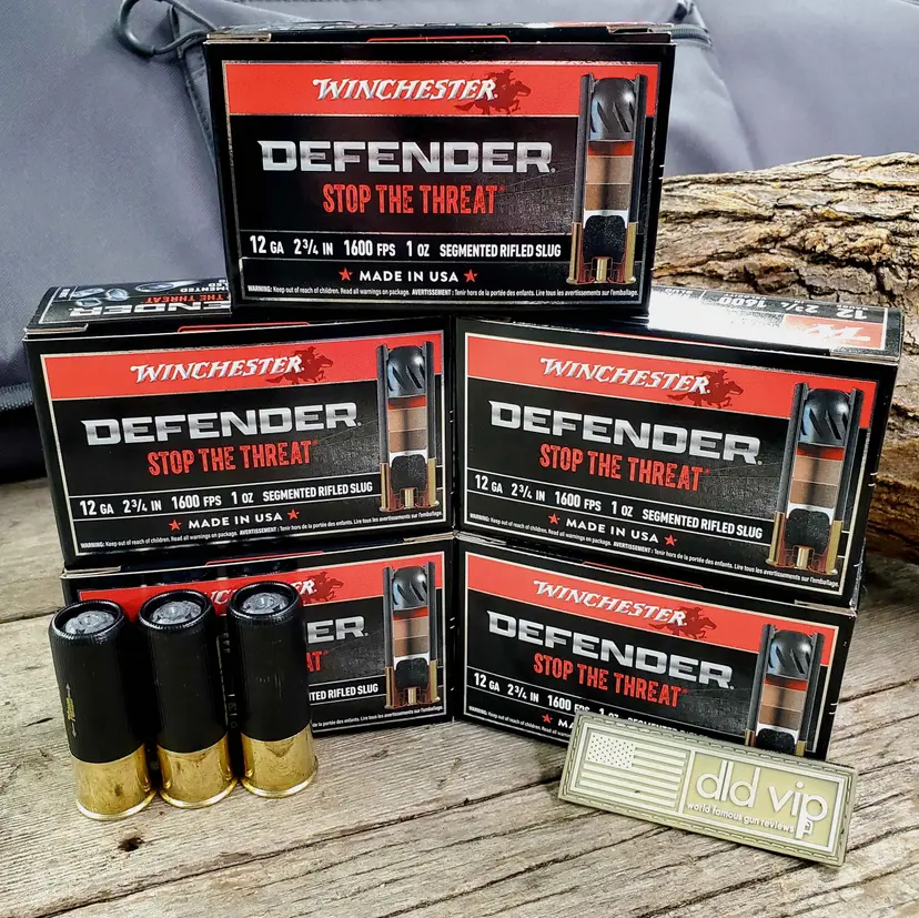 Winchester Defender Elite 12Ga 2.75" 1oz. Segmenting Slug 50rd Webinar - 1