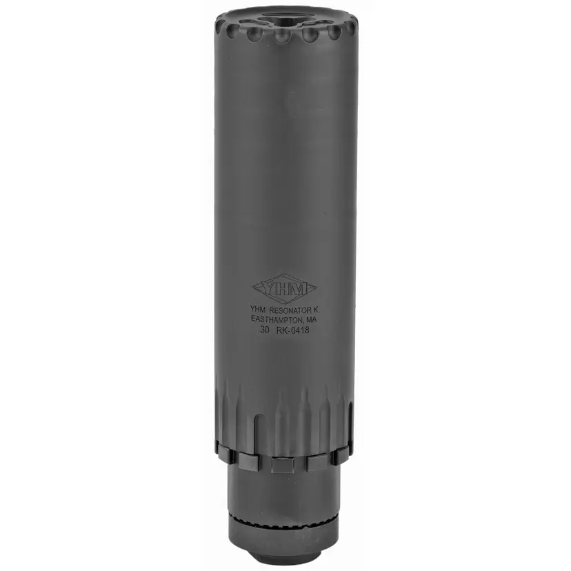Yankee Hill Machine YHM Resonator K 30 Cal Rifle Suppressor 5/8x24 Black with QD Mount and Muzzle Brake Webinar - 1