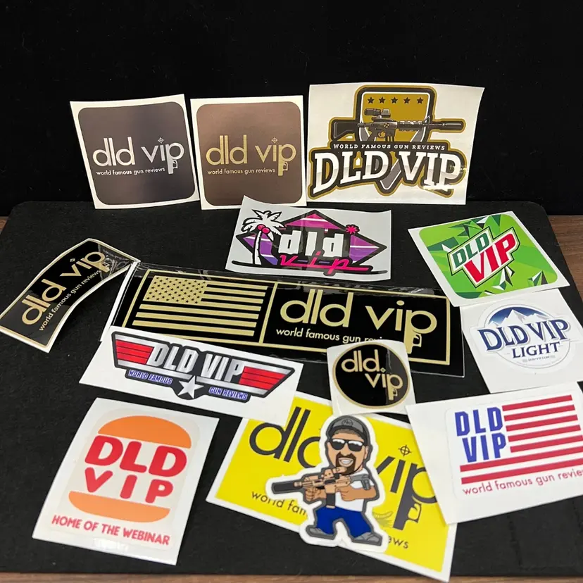 Vip Daf Stickers DLD VIP Sticker Bundle - 14 different DLD VIP Stickers!